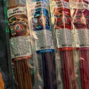 Variety different incense